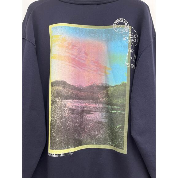 Acne Studios Nuolja Forba Sweden Graphic Printed Crewneck Sweatshirt - Small - Picture 7 of 11